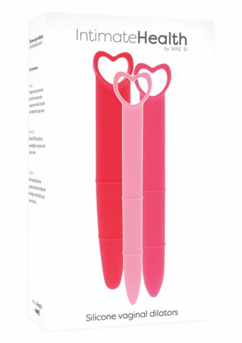 Silicone Vaginal Dilators 3pcs - Zestaw silikonowych rozszerzaczy anatomicznych