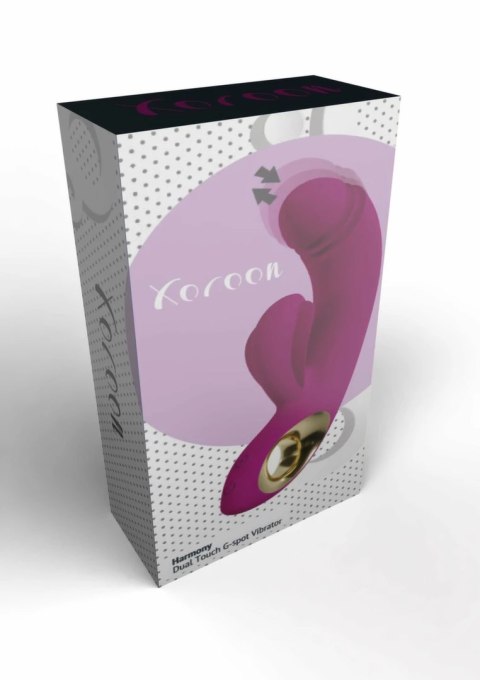 Xocoon Harmony DualTouch model G-spot, silikonowy, wodoodporny, fioletowy
