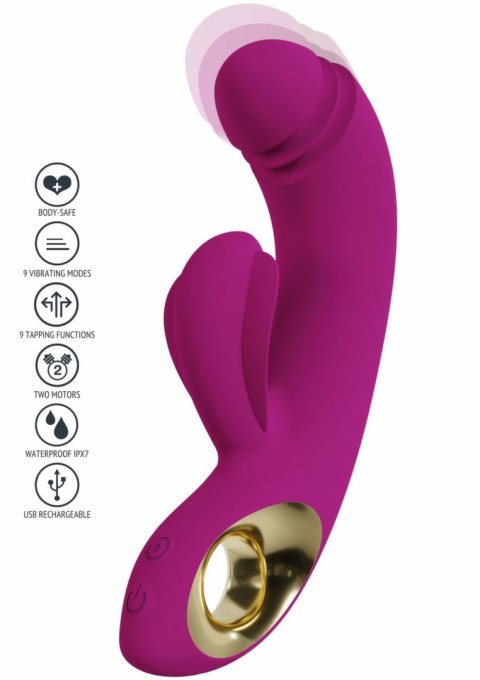 Xocoon Harmony DualTouch model G-spot, silikonowy, wodoodporny, fioletowy
