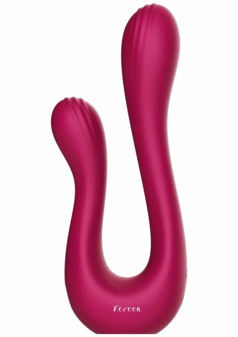 Xocoon Sync Sensation Vibrator podwojny, silikonowy, 10 trybow, fioletowy