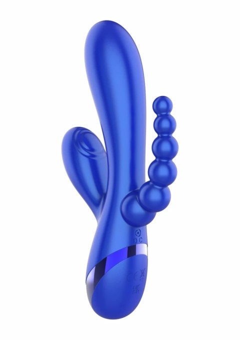 Xocoon Triple Love Vibrator silikonowy, potrojna stymulacja, czarny