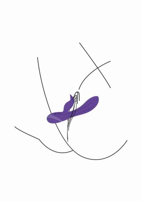 Xocoon Unchained Love Vibrator silikonowy, elastyczny, rożowy
