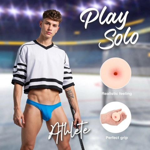 Athlete Anal Sleeve Flesh - anatomiczna maszyna intymna, wodoodporna