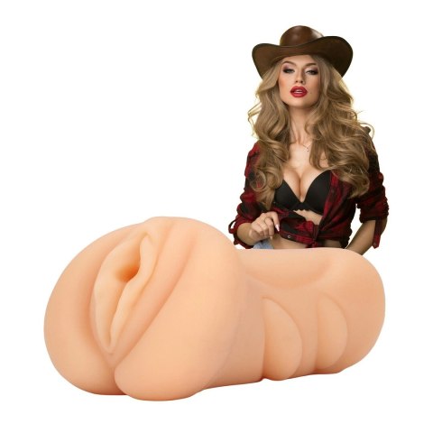 Cowgirl - model Pussy - anatomiczna maszyna intymna Flesh TPR