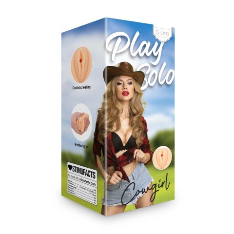 Cowgirl - model Pussy - anatomiczna maszyna intymna Flesh TPR