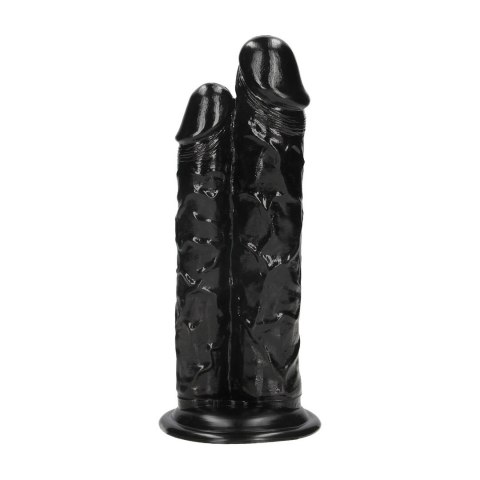Double Titan model Double Dildo 24,5 cm czarny z przyssawką