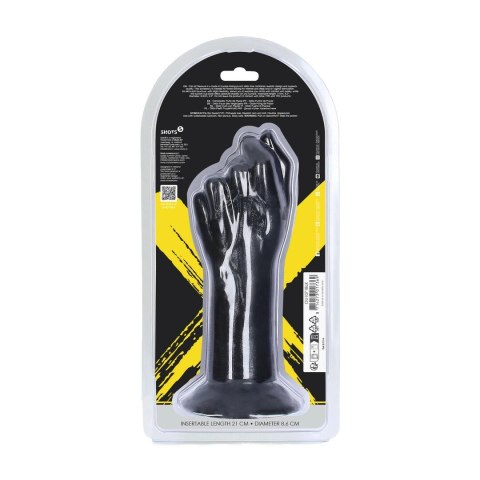 Fist of Pleasure model Fist Dildo 21 cm czarny z przyssawką