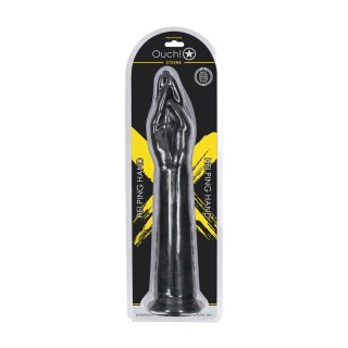 Helping Hand Hand with Forearm Black 38 cm - model z przyssawką
