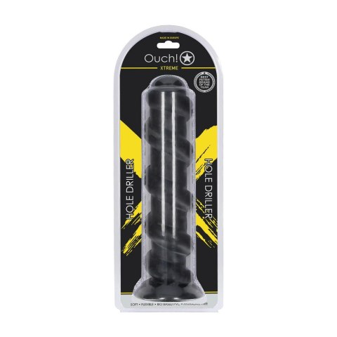 Hole Driller Plug analny 31,5 cm czarny z przyssawką
