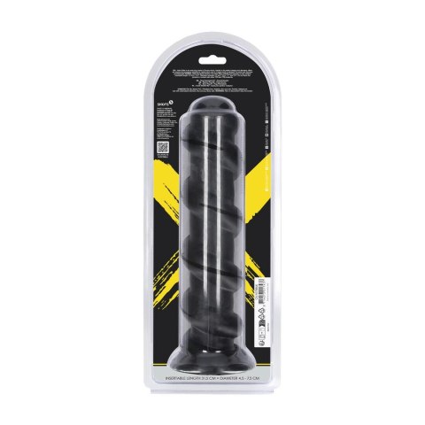 Hole Driller Plug analny 31,5 cm czarny z przyssawką