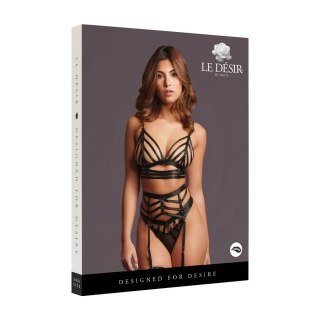 Le Desir Lola Strappy Set komplet dwuczęściowy czarny uniwersalny S-XL