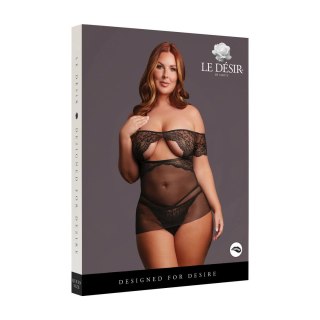 Le Desir Olympia Babydoll Queen Size czarna koronka XXL-5XL