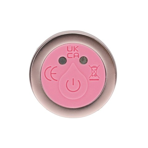Loveline Glass Bulb Shaped Vibe Pink - szklany model anatomiczny, rożowy