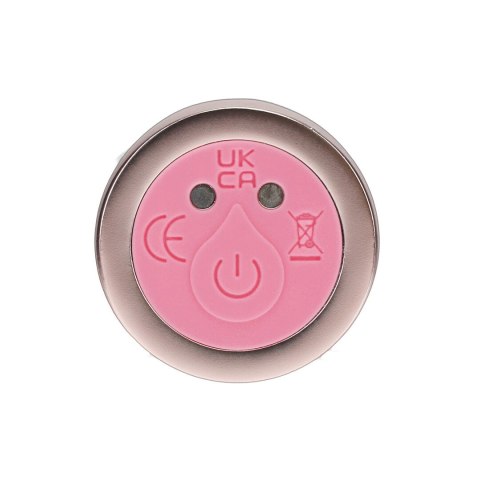 Loveline Glass G-Spot Vibe Pink - szklany model z zakrzywioną końcowką