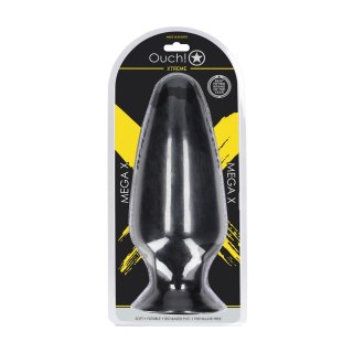 Mega X Plug anatomiczny 29 cm czarny z przyssawką