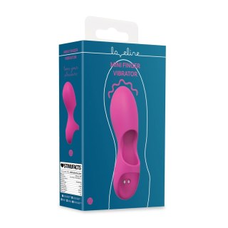Mini Finger Vibrator Pink - kompaktowy masażer silikonowy 10 trybow