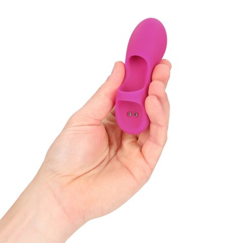 Mini Finger Vibrator Pink - kompaktowy masażer silikonowy 10 trybow