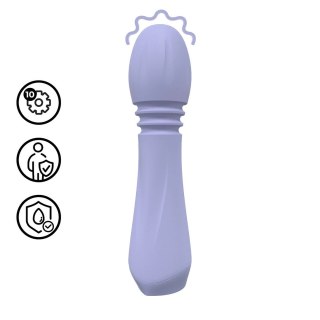 Mini Flexible Wand Vibrator Lavender - kompaktowy masażer silikonowy