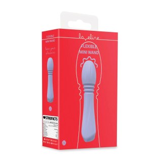Mini Flexible Wand Vibrator Lavender - kompaktowy masażer silikonowy