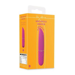 Mini Lipstick Vibrator Pink - kompaktowy masażer silikonowy 10 trybow