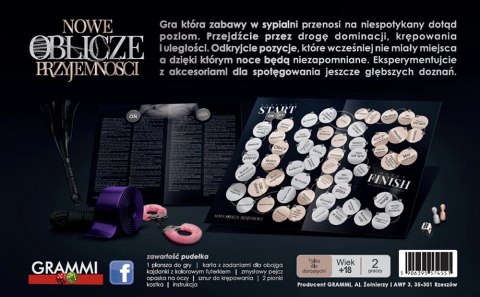 Nowe Oblicze Przyjemności gra planszowa dla par z akcesoriami 18+