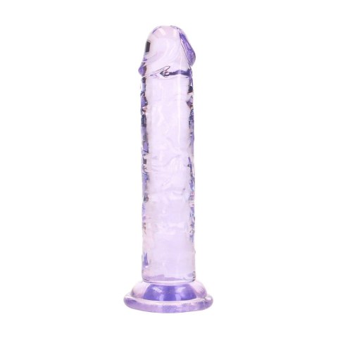 REALROCK Crystal Clear model 5 - silikonowy, 12,7 cm, fioletowy
