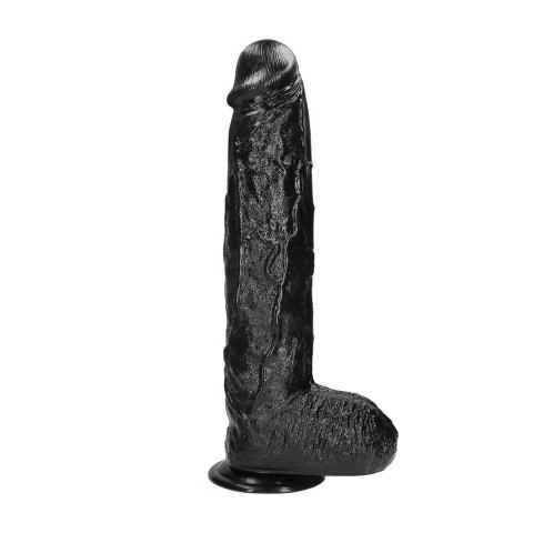 Realistic Giant model 32 cm czarny - anatomiczny model z przyssawką