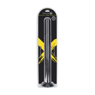 Titan Twist Anal Plug 48 cm Czarny - Spiralny Model z Przyssawką
