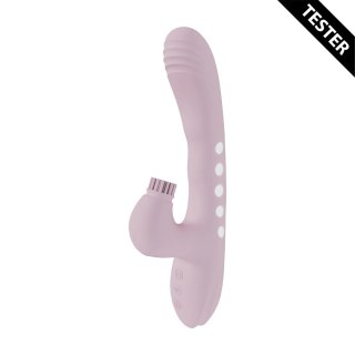 VIVE Andria G-Spot LED silikonowy stymulator z funkcją wibracji rożowy Tester