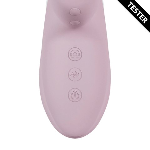VIVE Andria G-Spot LED silikonowy stymulator z funkcją wibracji rożowy Tester