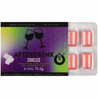 WUG GUM After Drink Hangover 8 gum - energia i świeżość, bez cukru