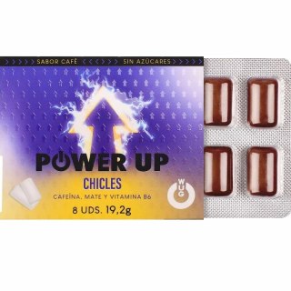 WUG POWER UP Coffee Energy Gum - guma z kofeiną i mate, kawa, 8 szt.