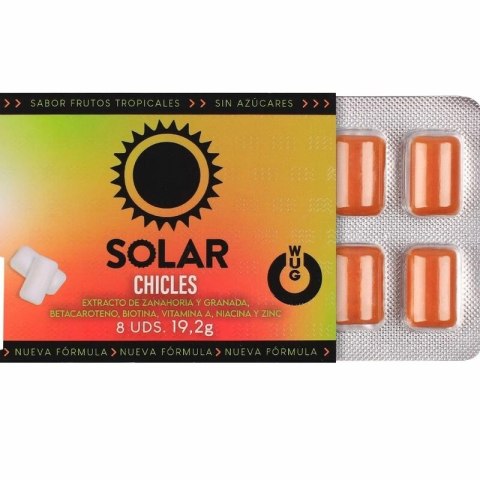 WUG SOLAR Żelki funkcjonalne z witaminą i cynkiem tropikalne 8 szt.