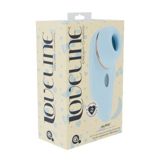 Aurie AirTap Vibrator Blue - 2 wymienne końcowki, 15 trybow pracy