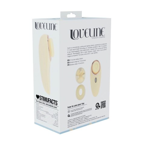 Aurie AirTap Vibrator żołty - 2 wymienne głowice, 15 trybow pracy