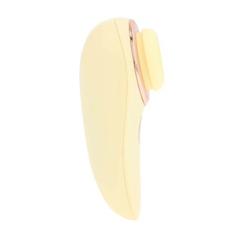 Aurie AirTap Vibrator żołty - 2 wymienne głowice, 15 trybow pracy