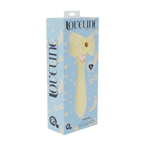 Darling AirTap Wand Vibrator 5 końcowek żołty wielofunkcyjny