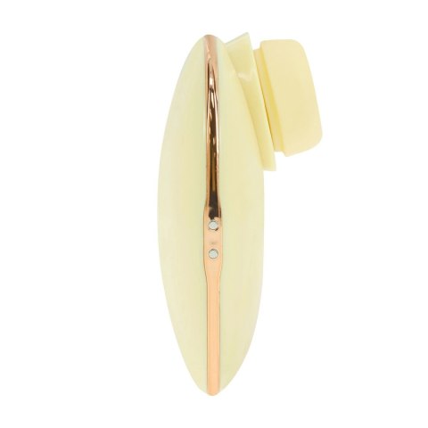Dreamsicle Compact AirTap Vibrator żołty 2w1 z wymiennymi końcowkami