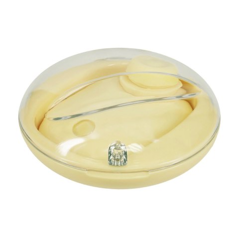 Dreamsicle Compact AirTap Vibrator żołty 2w1 z wymiennymi końcowkami