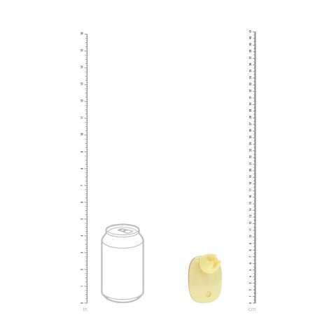 Dreamsicle Compact AirTap Vibrator żołty 2w1 z wymiennymi końcowkami