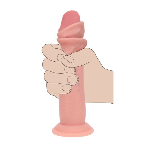 Dual Density Silicone Model Sliding Skin 15,5 cm Flesh - elastyczny system