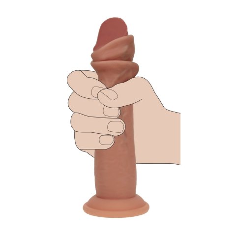 Dual Density Silicone - Model Sliding Skin 15,5 cm - odcień Tan