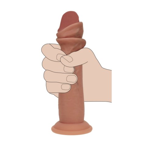 Dual Density Silicone Sliding Skin 8 - Model anatomiczny 20,5 cm, kolor Tan