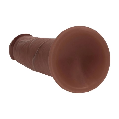 Dual Density Silicone - model realistyczny, brązowy, 15,5 cm, elastyczny