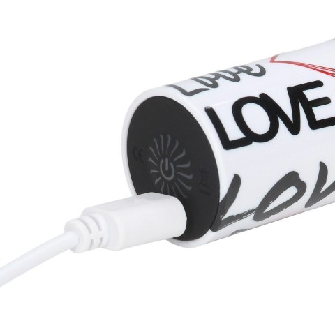 Kaotix Love - Wibrujący masażer intymny, ładowalny, biały