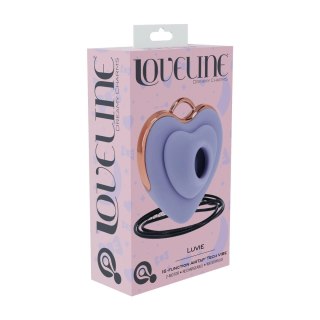 Luvie Heart-shaped AirTap® Vibrator Lavender - 15 trybow, kompaktowy