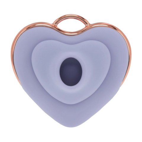 Luvie Heart-shaped AirTap® Vibrator Lavender - 15 trybow, kompaktowy
