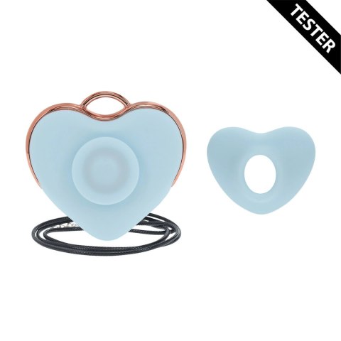 Luvie Heart-shaped AirTap model Blue tester - naszyjnik z funkcją masażu