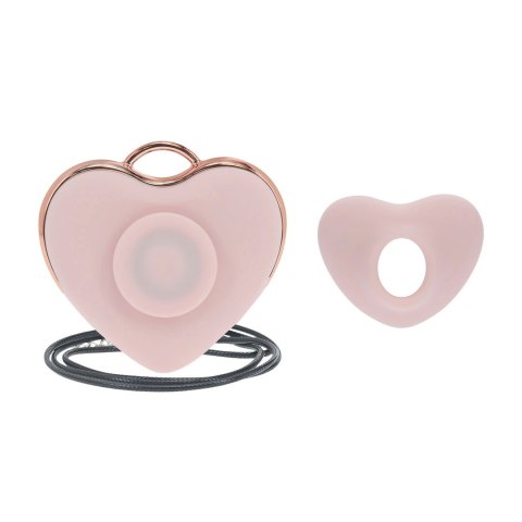 Luvie Heart-shaped AirTap® - naszyjnik z funkcją masażu, rożowy