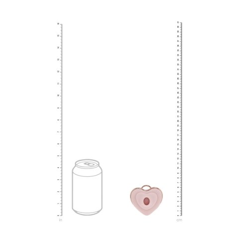 Luvie Heart-shaped AirTap® - naszyjnik z funkcją masażu, rożowy